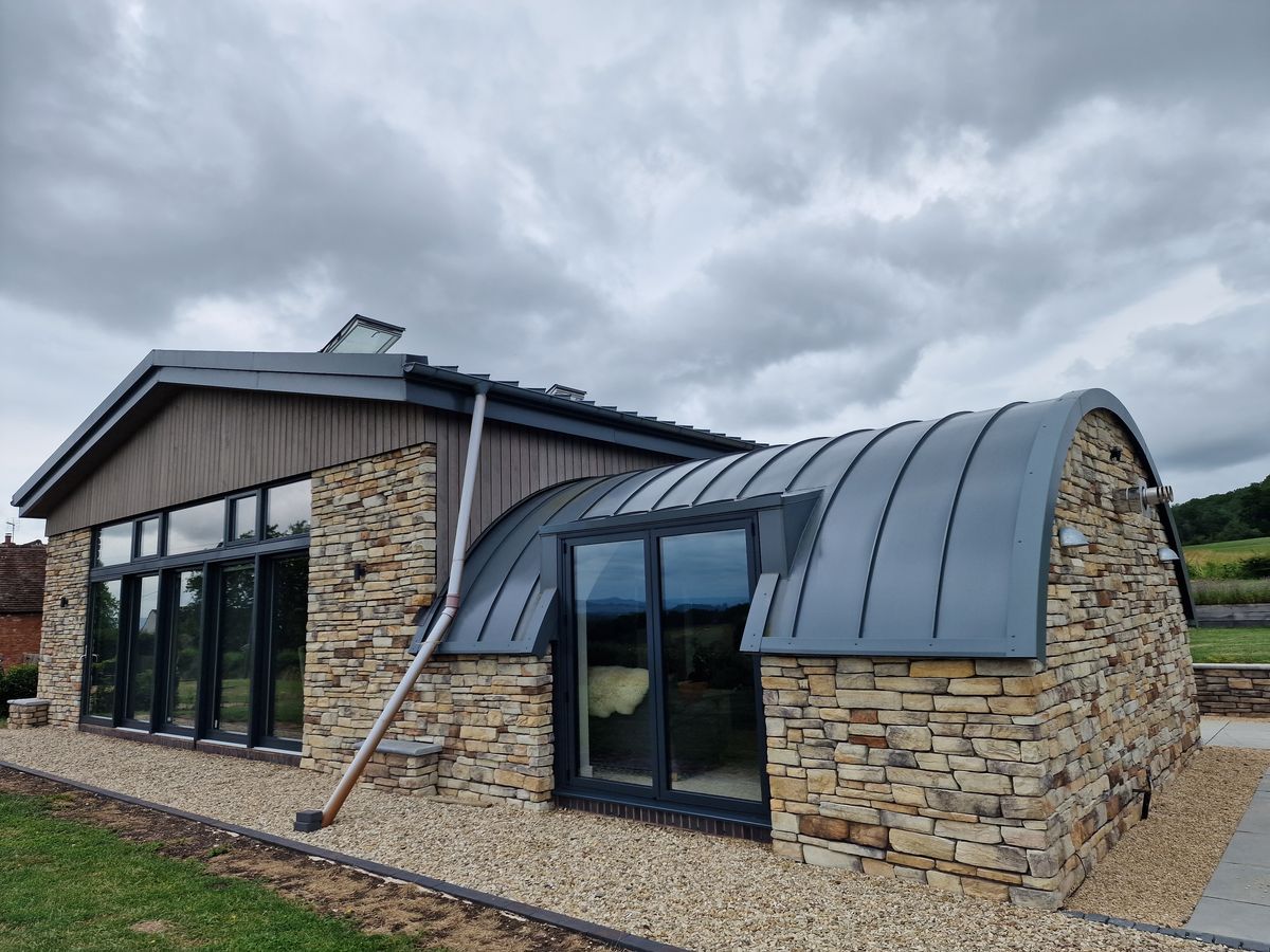 Modern commercial building with clean glazing