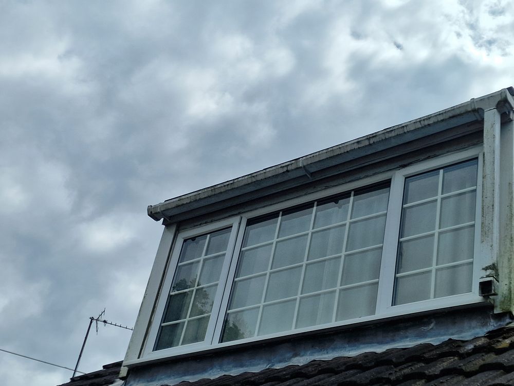 Clean white fascia, soffit and dormer window